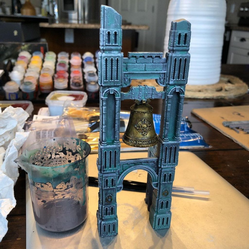 Warcry Terrain with Zenithal Primer and Homebrew "Contrast Paints"